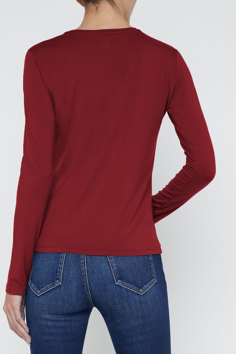 Tess Long Sleeve Tee-L'AGENCE-Boyds Philadelphia