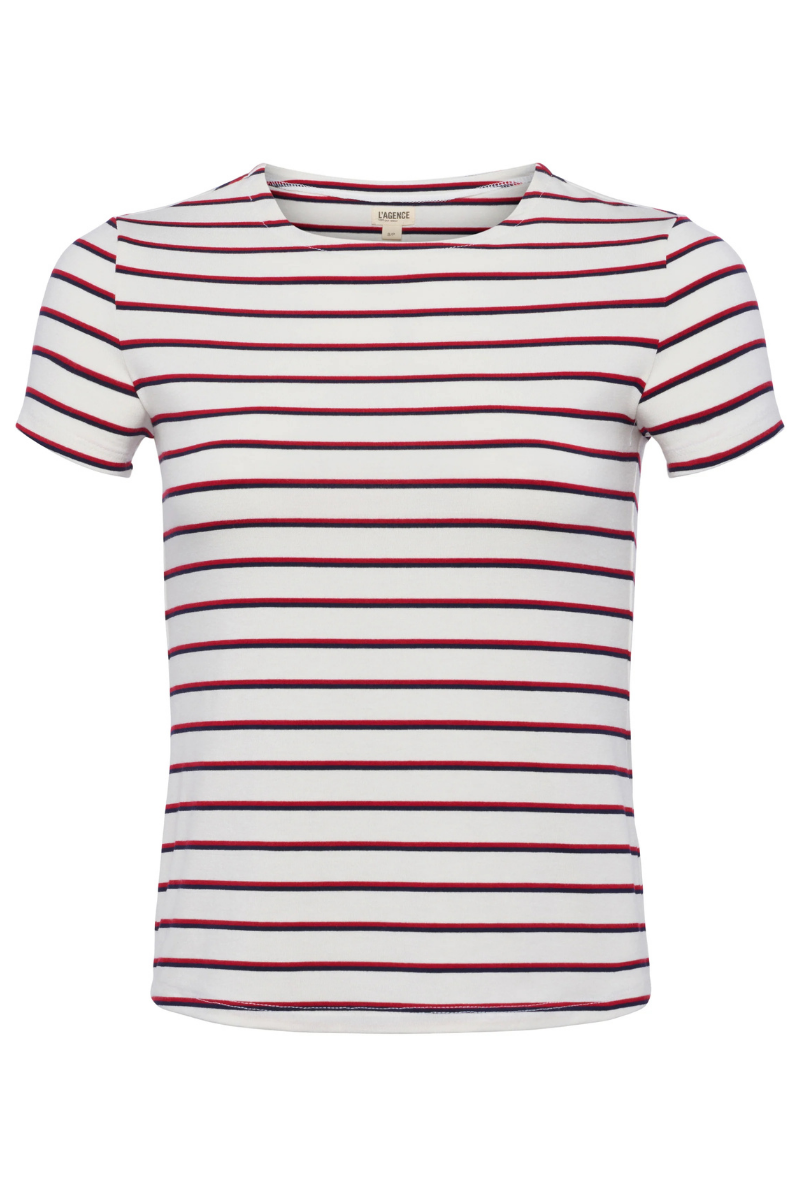 Ressi Fitted Tee-L'AGENCE-Boyds Philadelphia