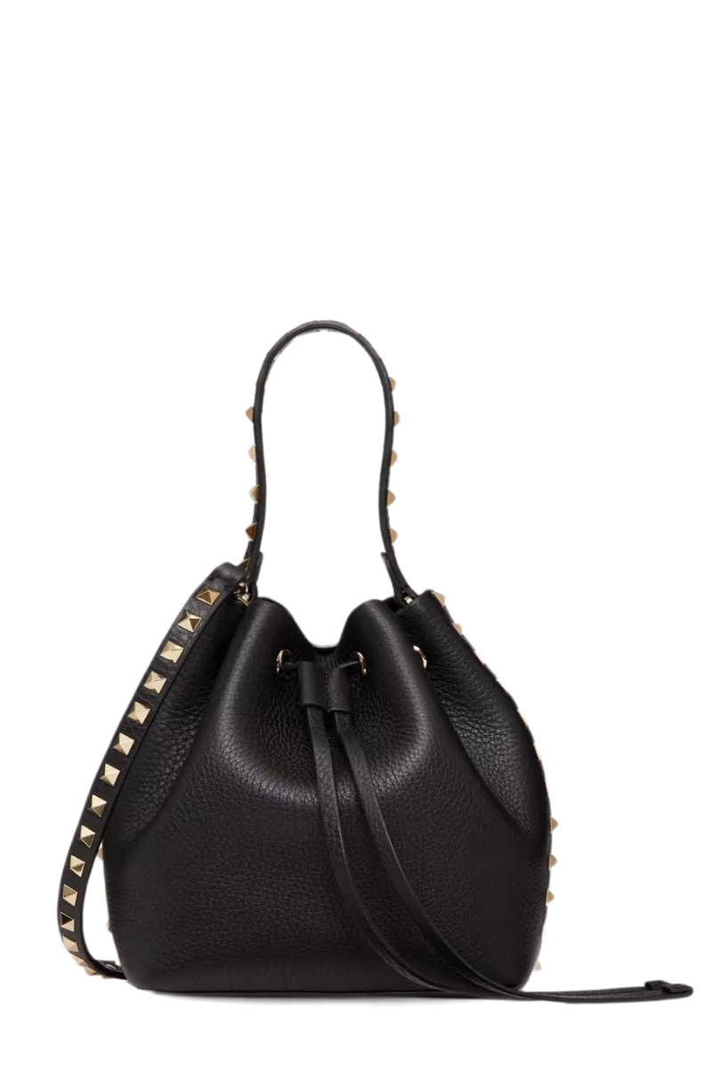 Rockstud Grainy Bucket Bag-VALENTINO Garavani-Boyds Philadelphia