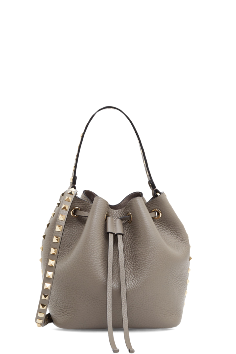 Rockstud Grainy Bucket Bag-VALENTINO Garavani-Boyds Philadelphia