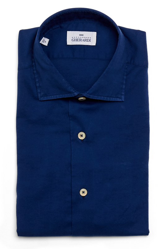 Regent Solid Shirt-Alessandro Gherardi-Boyds Philadelphia