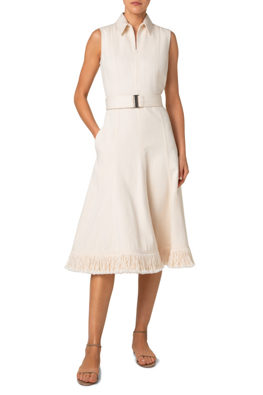 Fringe Midi Dress-Akris Punto-Boyds Philadelphia