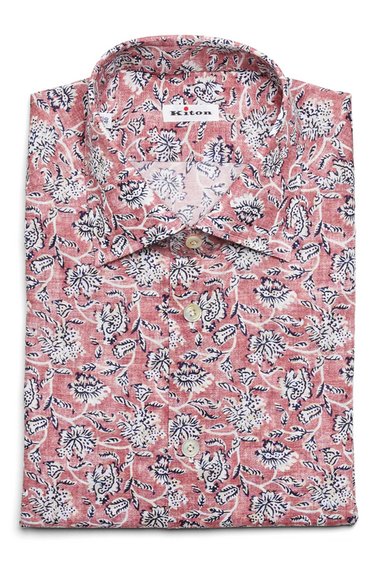 Floral Print Sport Shirt-Kiton-Boyds Philadelphia