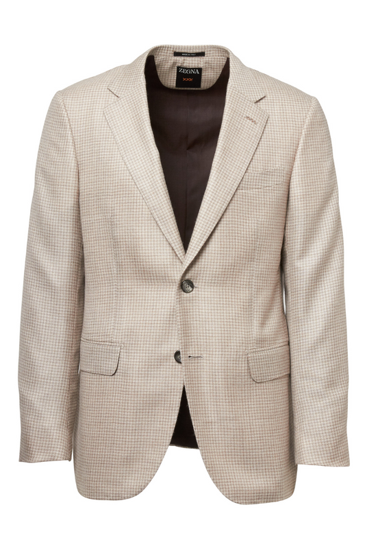 Cream Check Jacket-Zegna-Boyds Philadelphia