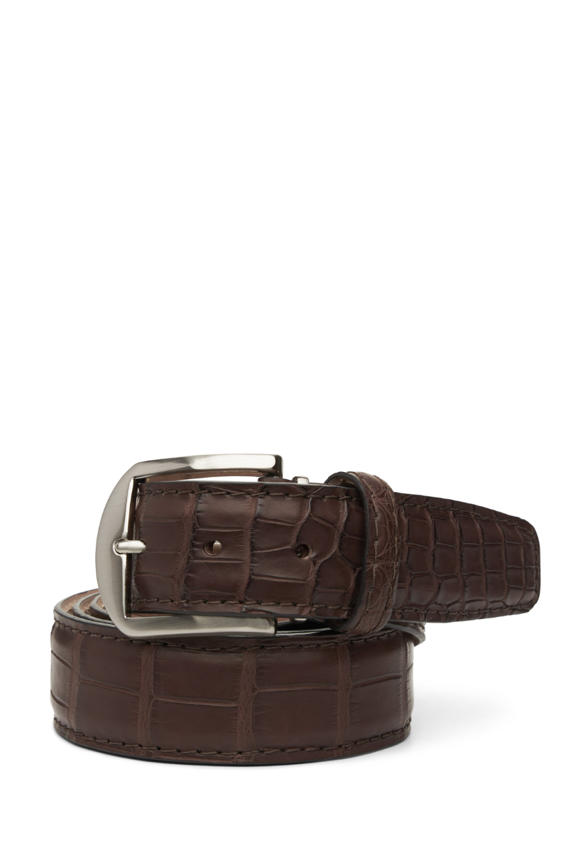 American Matte Alligator Belt-L.E.N-Boyds Philadelphia