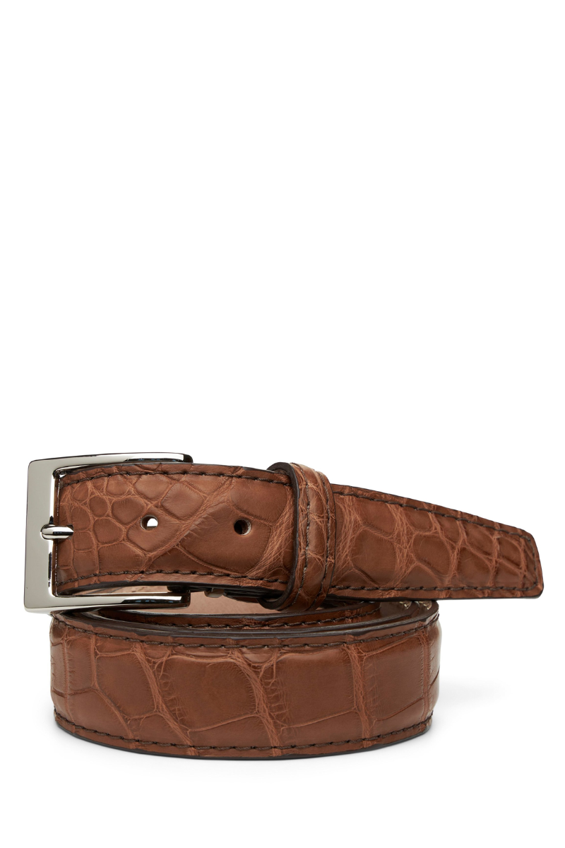 American Matte Alligator Belt-L.E.N-Boyds Philadelphia