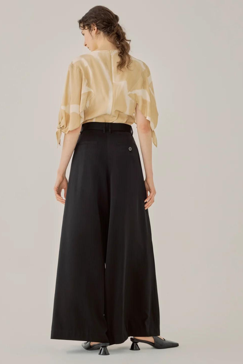 Carol Wide Cropped Pants-Akira Naka-Boyds Philadelphia