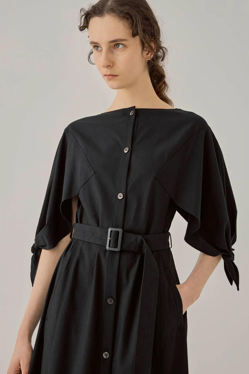 Edita Knot Sleeve Dress-Akira Naka-Boyds Philadelphia