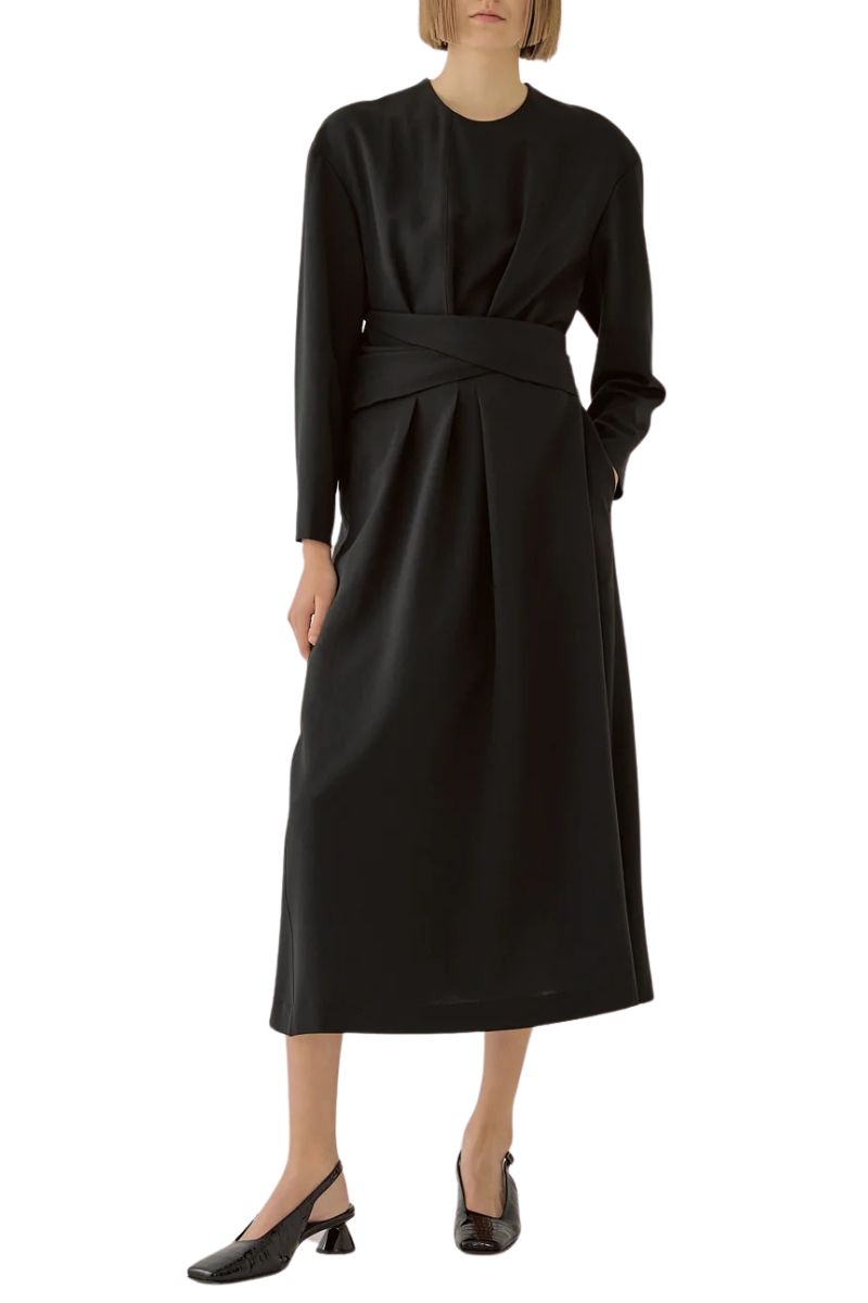 Claire Wrap Waist Dress-Akira Naka-Boyds Philadelphia