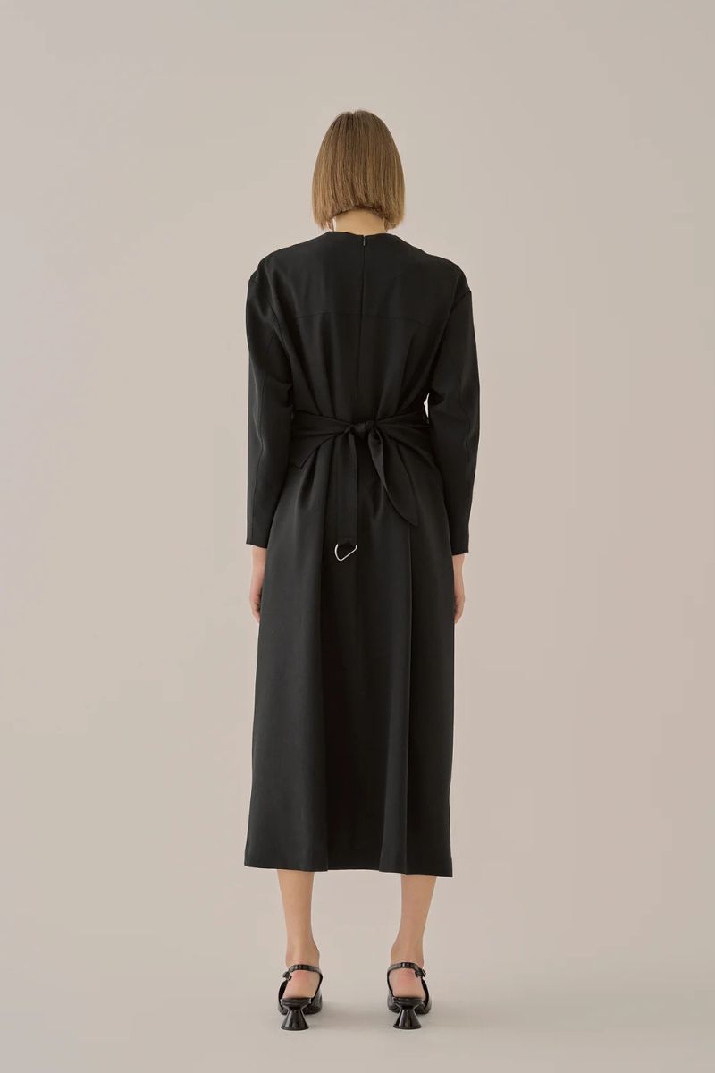 Claire Wrap Waist Dress-Akira Naka-Boyds Philadelphia