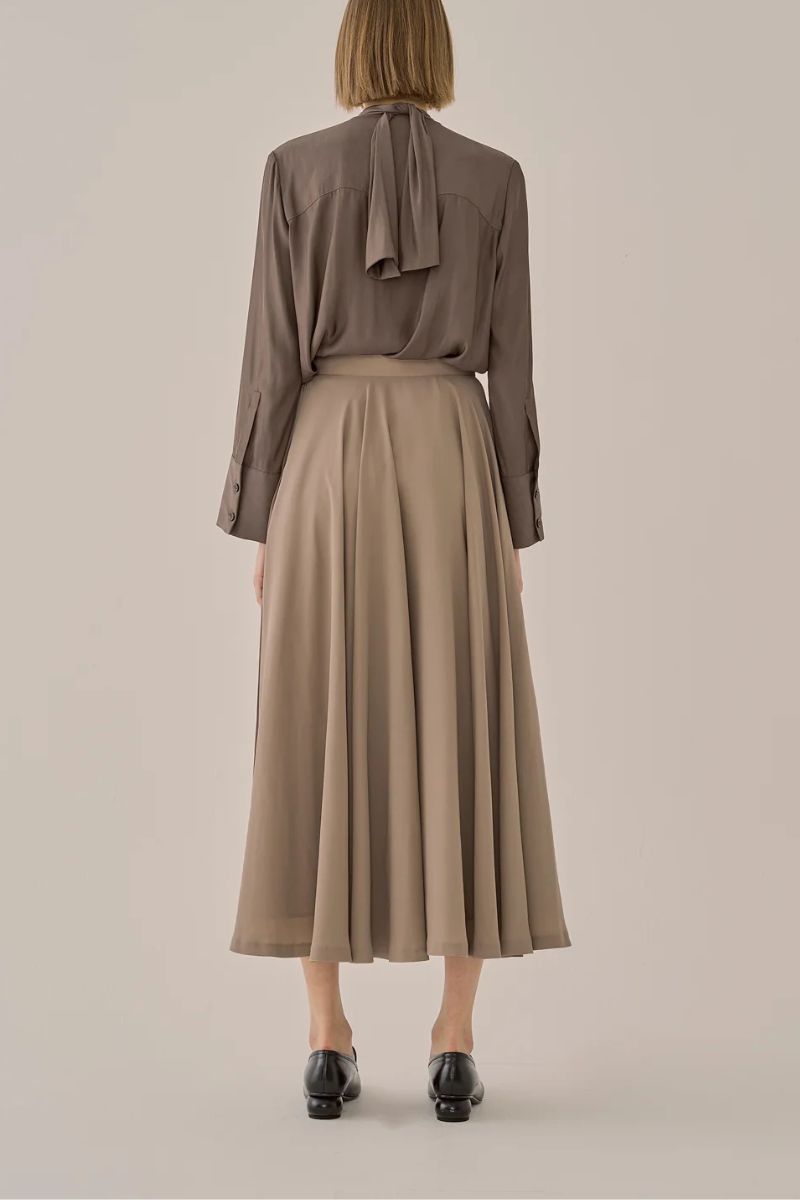 Marlene Pleated Midi Skirt-Akira Naka-Boyds Philadelphia