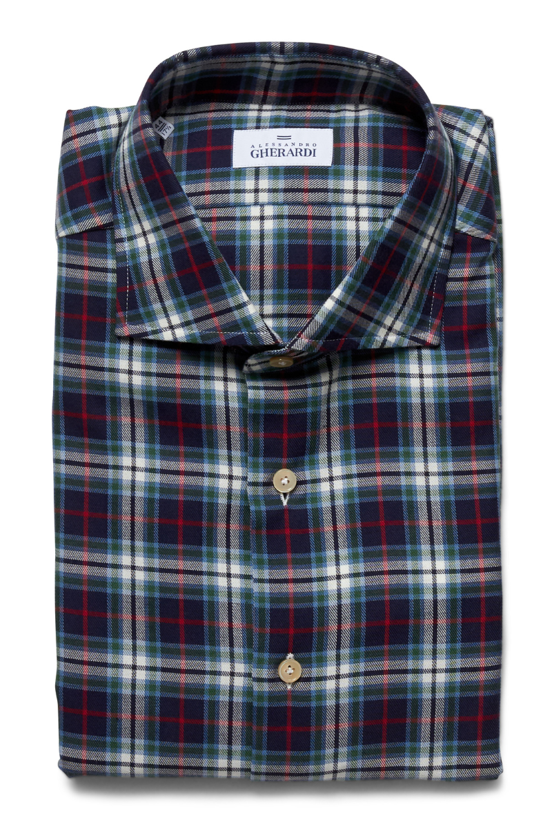 Multi Plaid Shirt-Alessandro Gherardi-Boyds Philadelphia