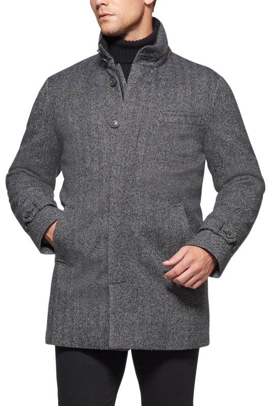 Herringbone Carcoat-Norwegian Wool-Boyds Philadelphia