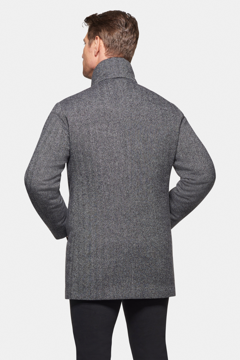 Herringbone Carcoat-Norwegian Wool-Boyds Philadelphia