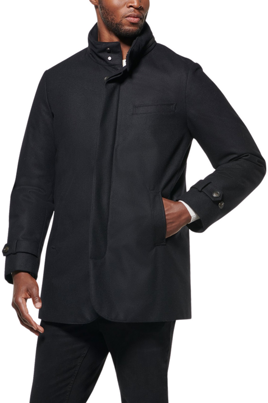 Slim Hooded Carcoat-Norwegian Wool-Boyds Philadelphia