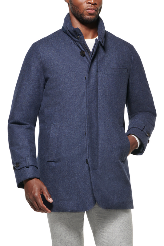 Slim Hooded Carcoat-Norwegian Wool-Boyds Philadelphia