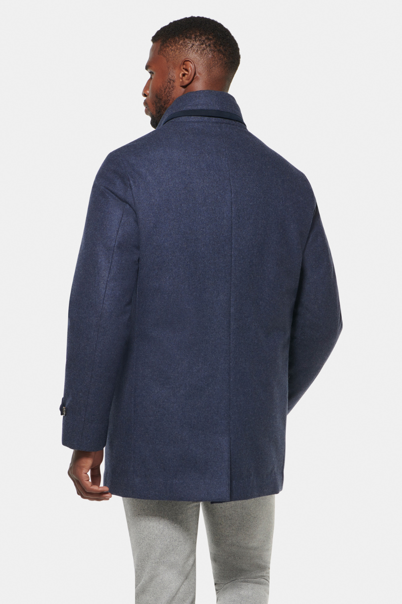 Slim Hooded Carcoat-Norwegian Wool-Boyds Philadelphia