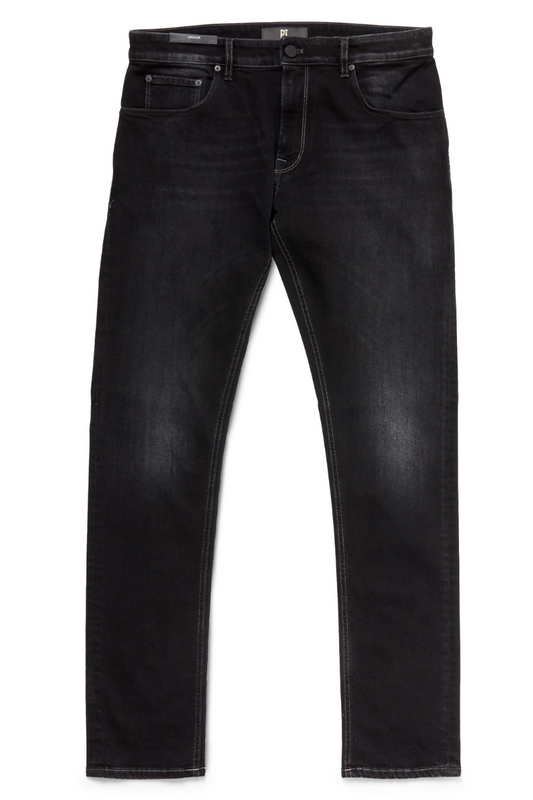 Jazz Double Black Stretch Denim-PT Torino-Boyds Philadelphia