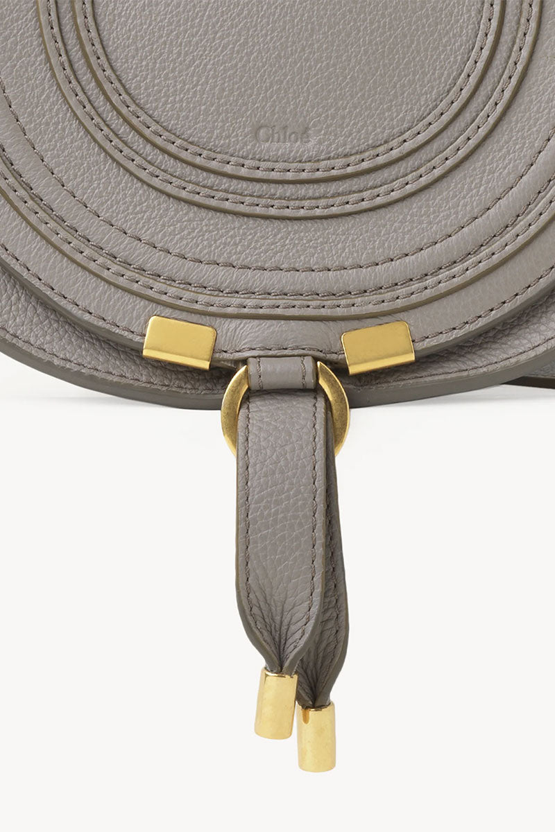 Chloé Marcie Small Denim Saddle Bag