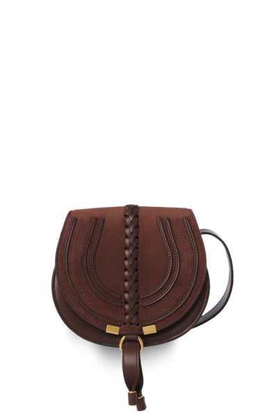 Marcie Small Saddle Suede Crossbody Bag