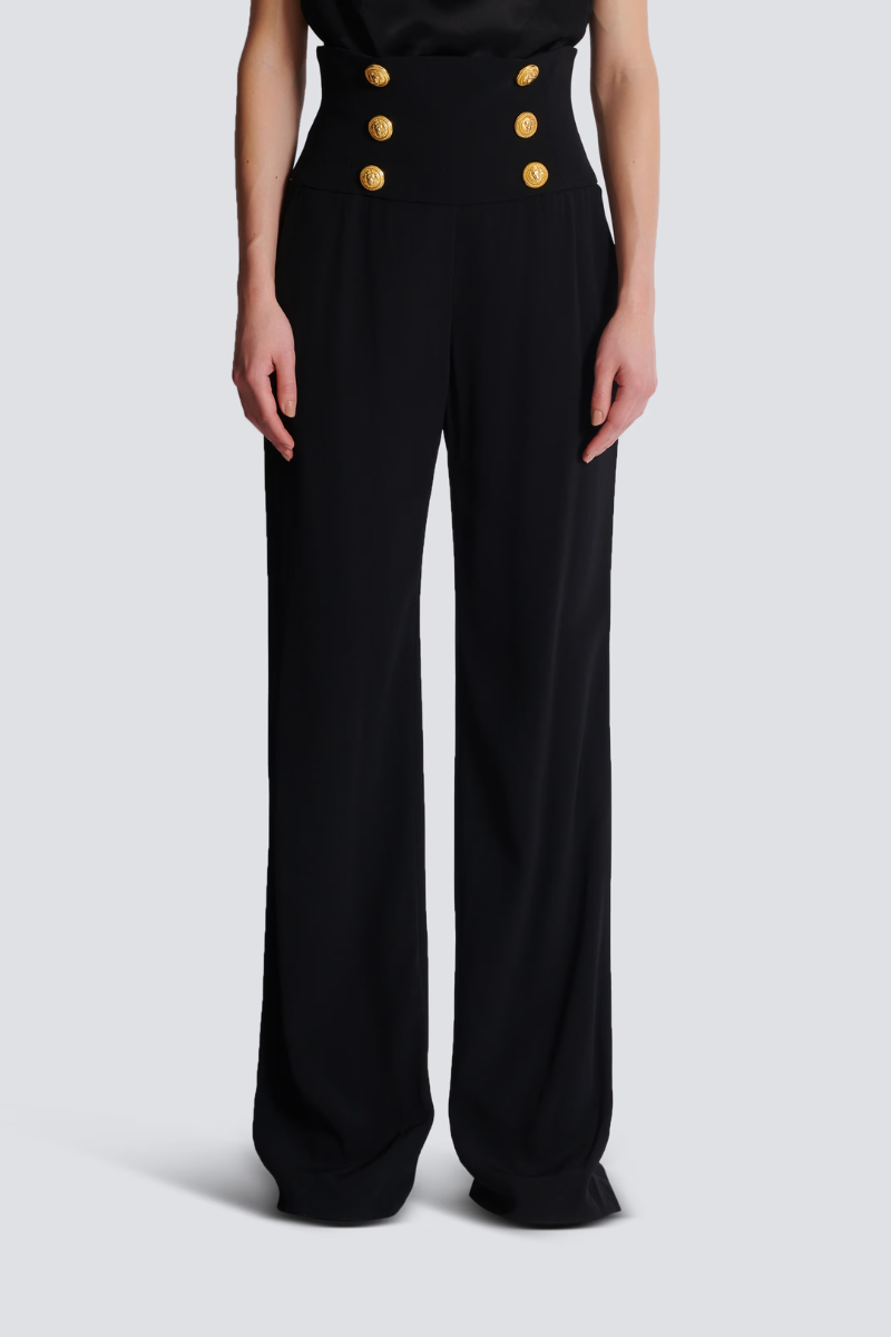 Wide-Leg Trousers-Balmain-Boyds Philadelphia