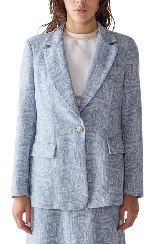 Jacquard Denim Blazer-Shaft-Boyds Philadelphia