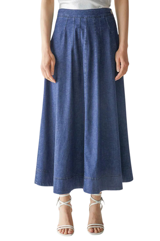 Denim Circle Skirt-Shaft-Boyds Philadelphia