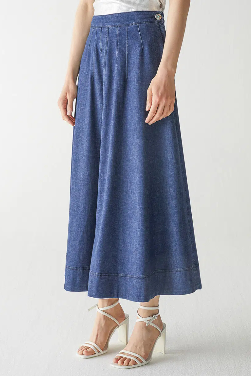 Denim Circle Skirt-Shaft-Boyds Philadelphia