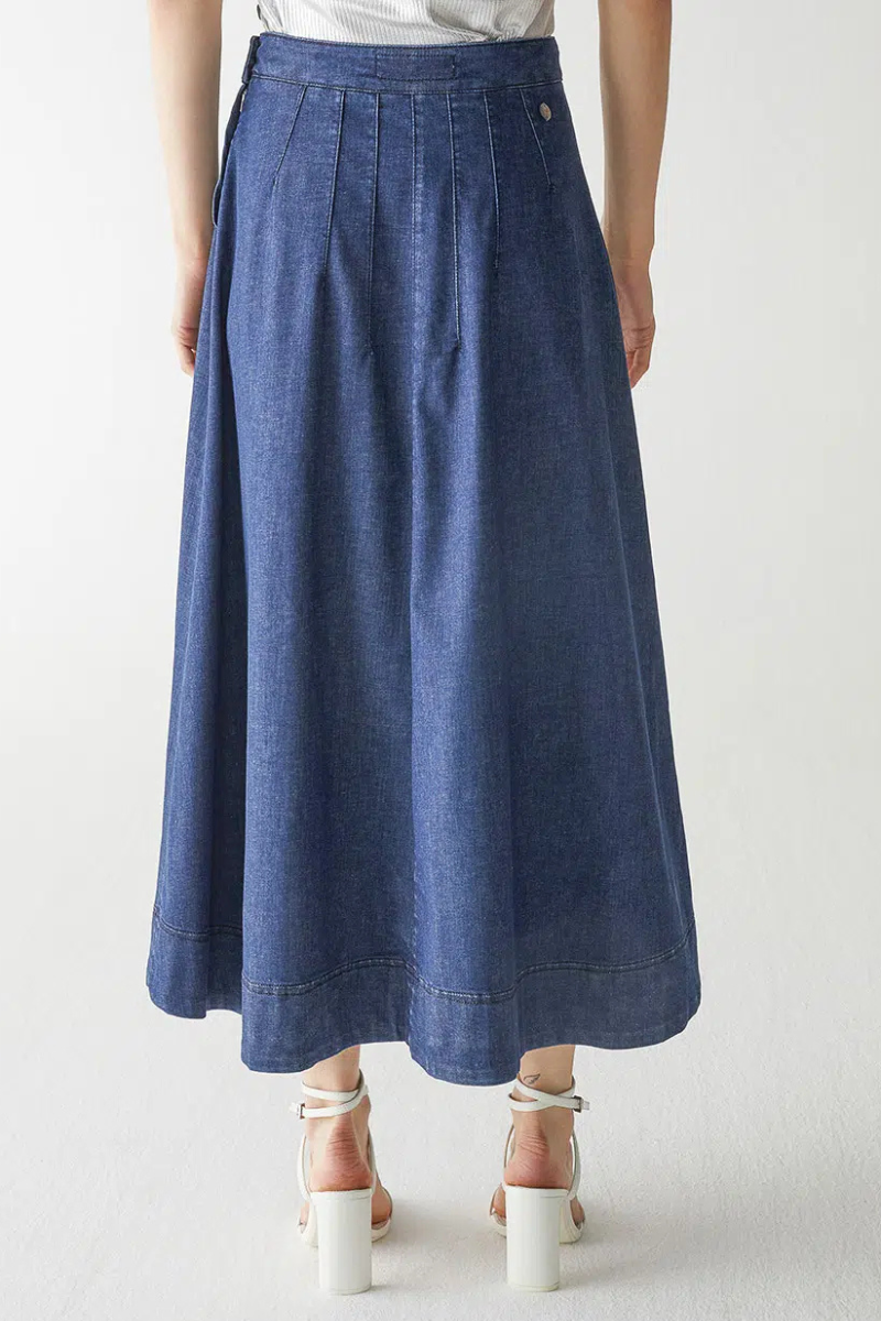 Denim Circle Skirt-Shaft-Boyds Philadelphia