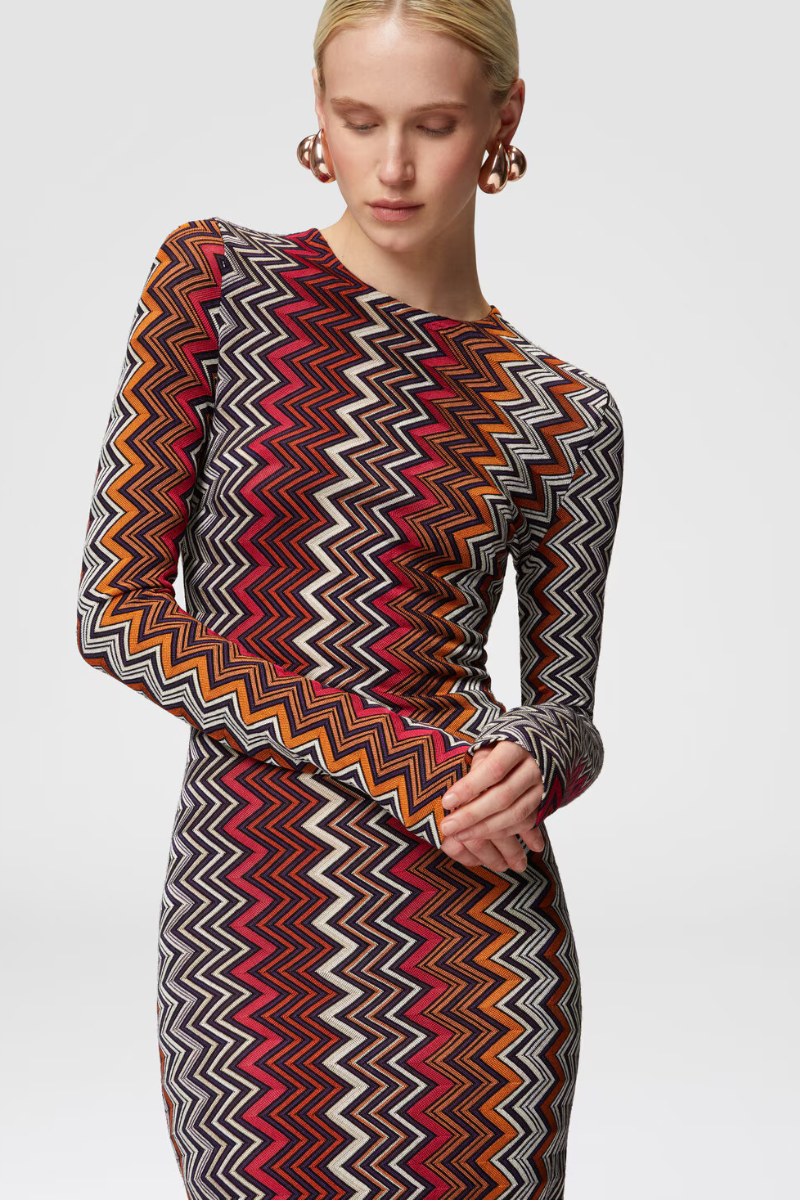 Zigzag Midi Dress-Missoni-Boyds Philadelphia