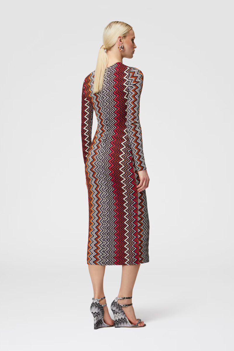 Zigzag Midi Dress-Missoni-Boyds Philadelphia