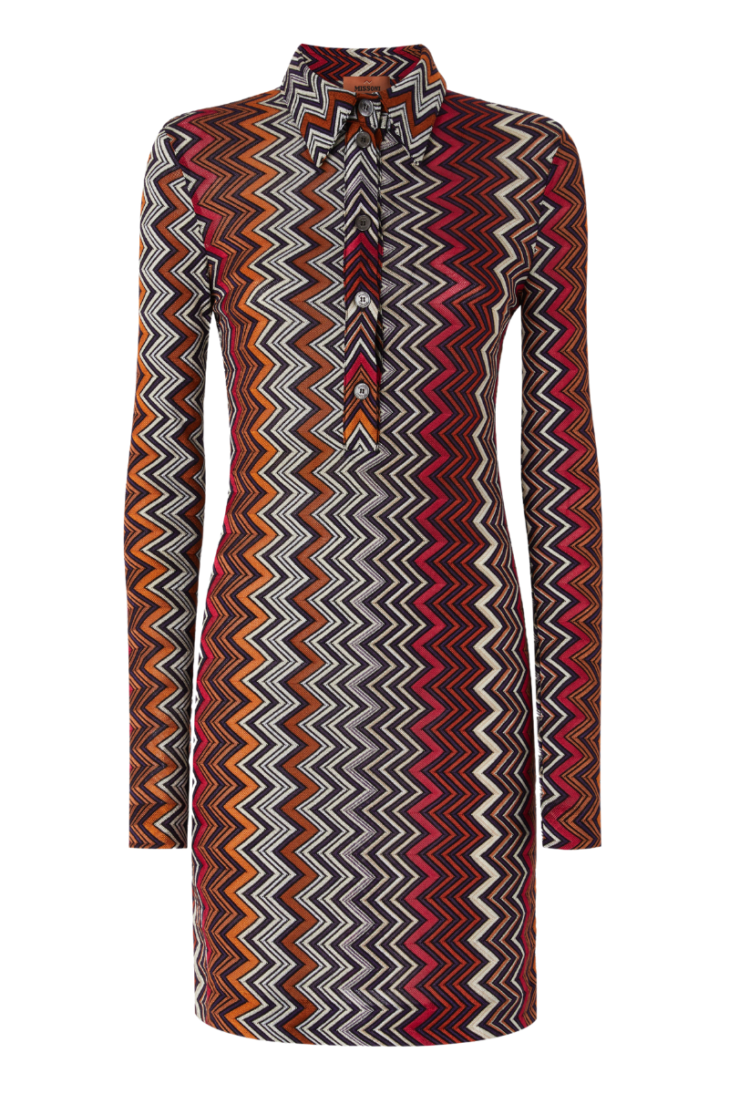 Polo Cut Zigzag Dress-Missoni-Boyds Philadelphia