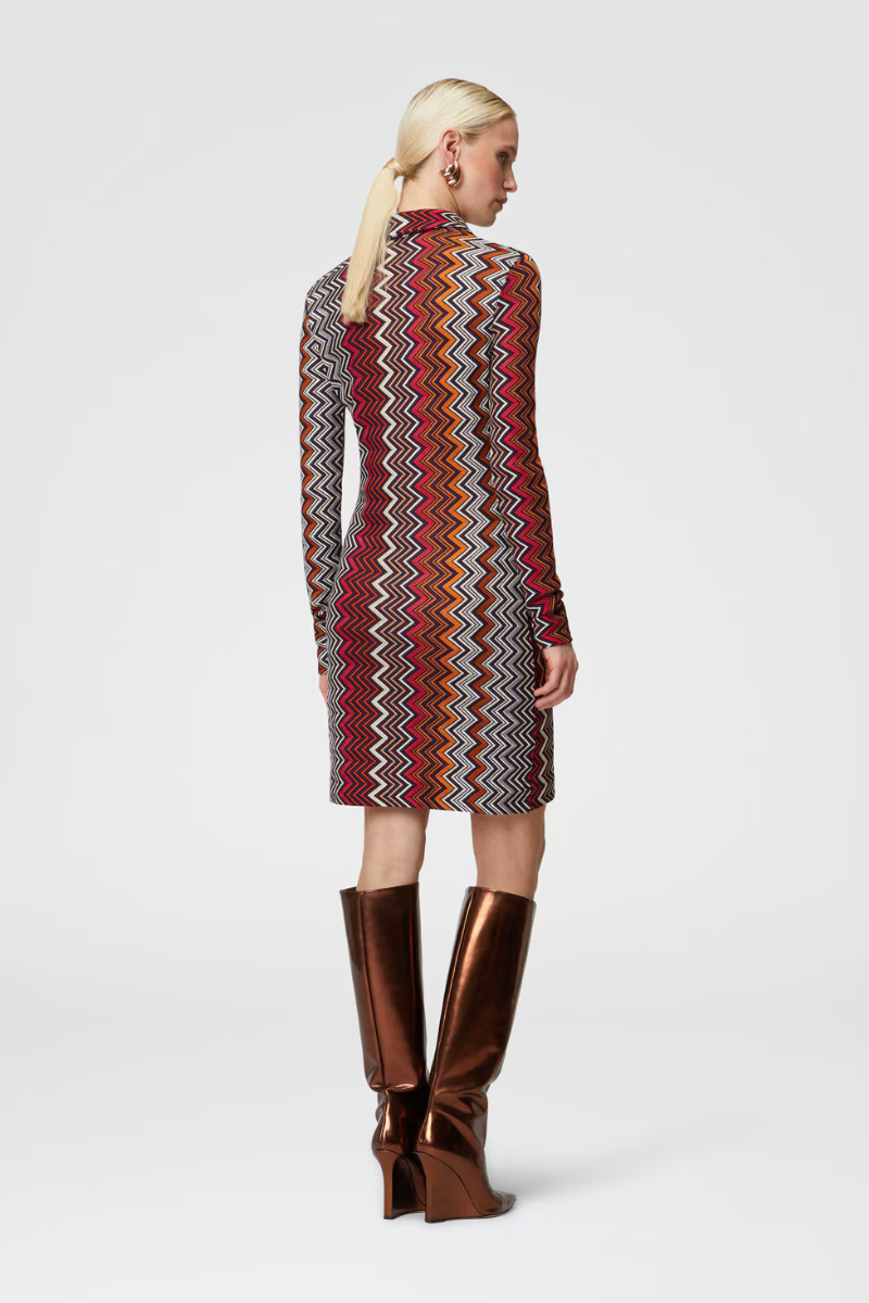 Polo Cut Zigzag Dress-Missoni-Boyds Philadelphia