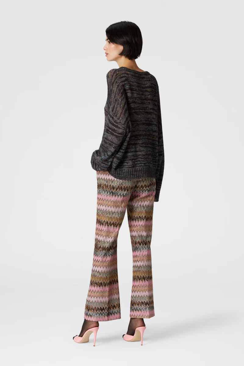 Zigzag Lamé Trousers-Missoni-Boyds Philadelphia