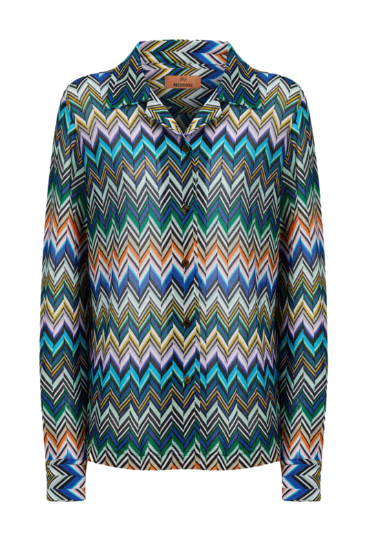 Bowling-Cut Zigzag Shirt-Missoni-Boyds Philadelphia