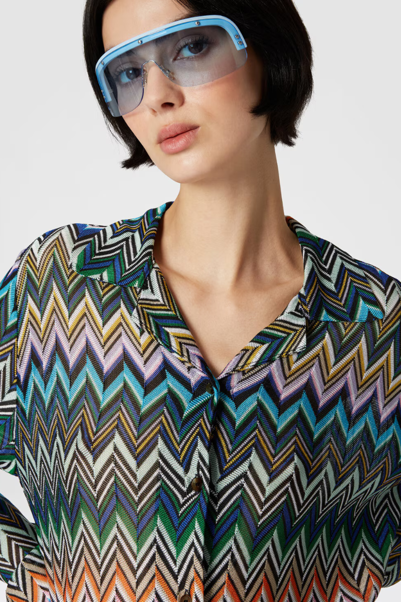 Bowling-Cut Zigzag Shirt-Missoni-Boyds Philadelphia