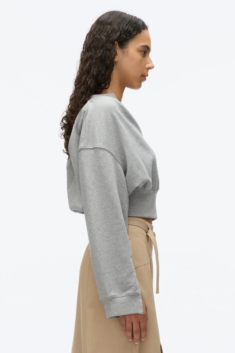 Long Sleeve Cropped Sweatshirt-3.1 Phillip Lim-Boyds Philadelphia