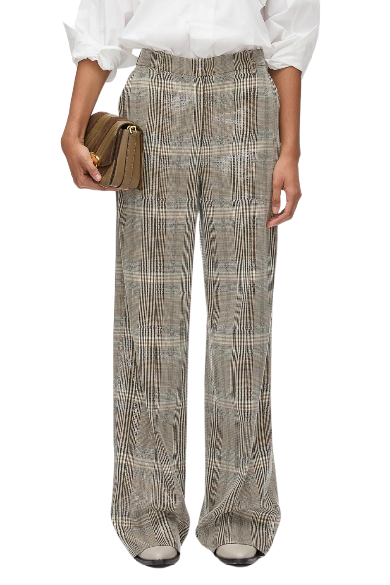 Sequin Plaid Wide Leg Trouser-3.1 Phillip Lim-Boyds Philadelphia