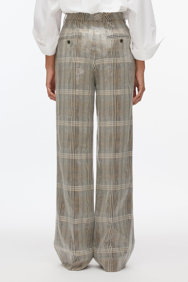 Sequin Plaid Wide Leg Trouser-3.1 Phillip Lim-Boyds Philadelphia