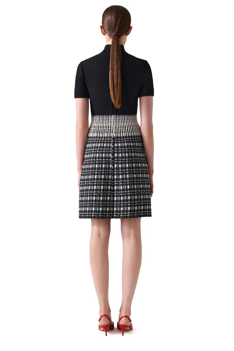 Mock Neck Mini Dress-Carolina Herrera-Boyds Philadelphia