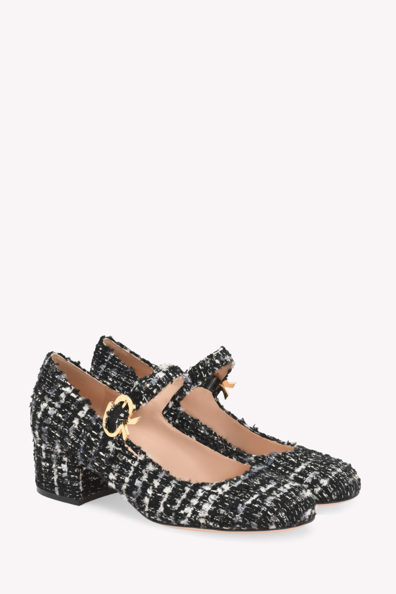 Mary Ribbon Boucle Heels-Gianvito Rossi-Boyds Philadelphia