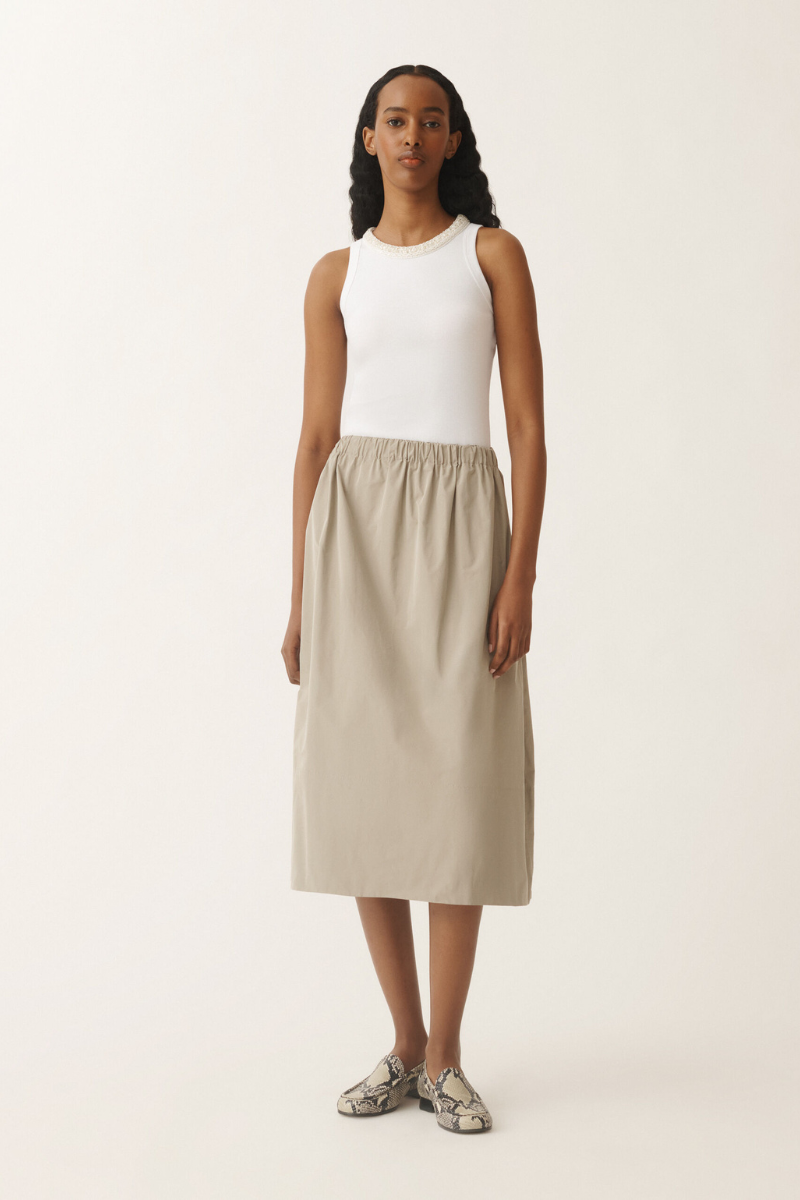 Micro Faille Midi Skirt-Fabiana Filippi-Boyds Philadelphia