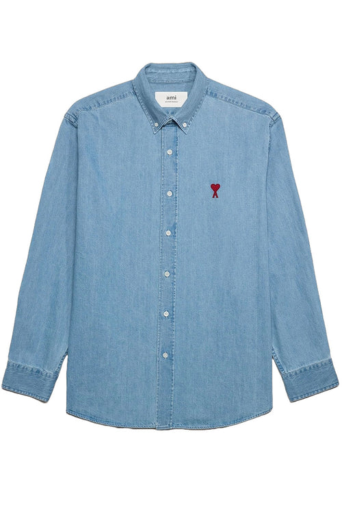 Ami De Coeur Denim Shirt by AMI – Boyds