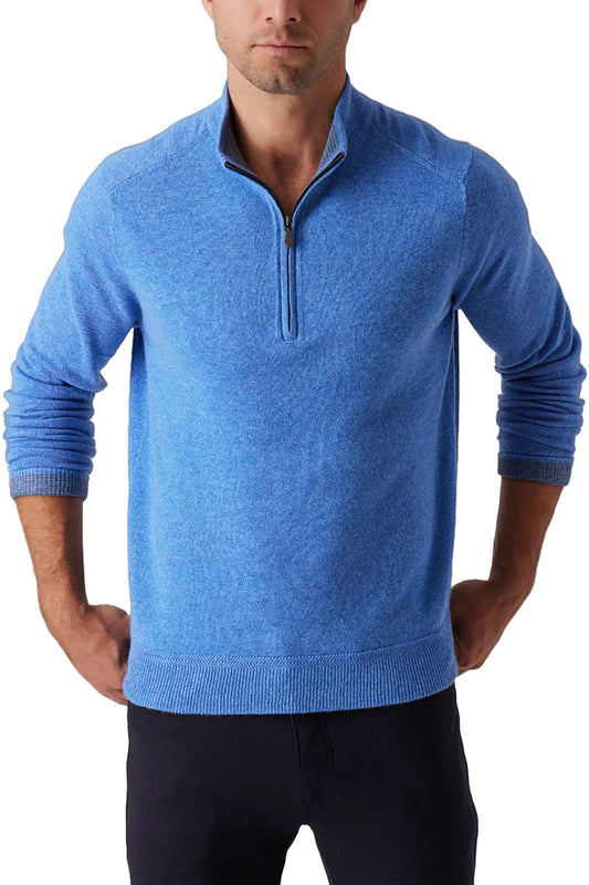 The Ryan Mock Zip Sweater-Raffi-Boyds Philadelphia