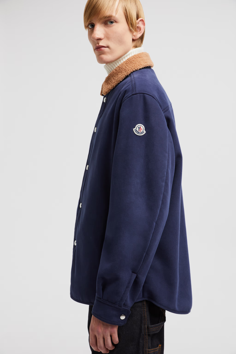 Teddy Trimmed Shirt Jacket-Moncler-Boyds Philadelphia