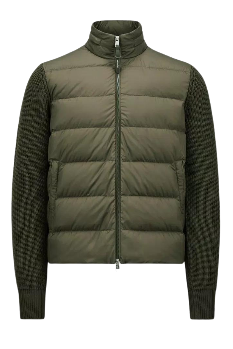 Padded Wool Hoodie-Moncler-Boyds Philadelphia