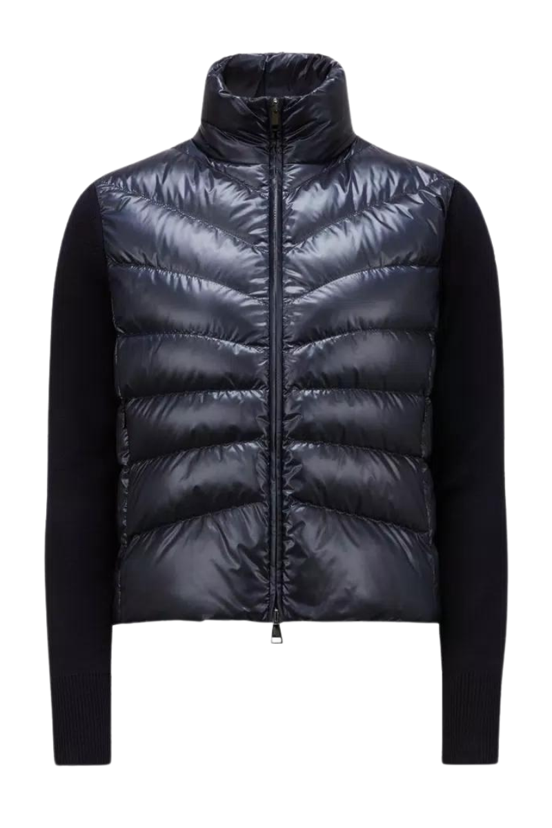 Padded Wool Cardigan-Moncler-Boyds Philadelphia