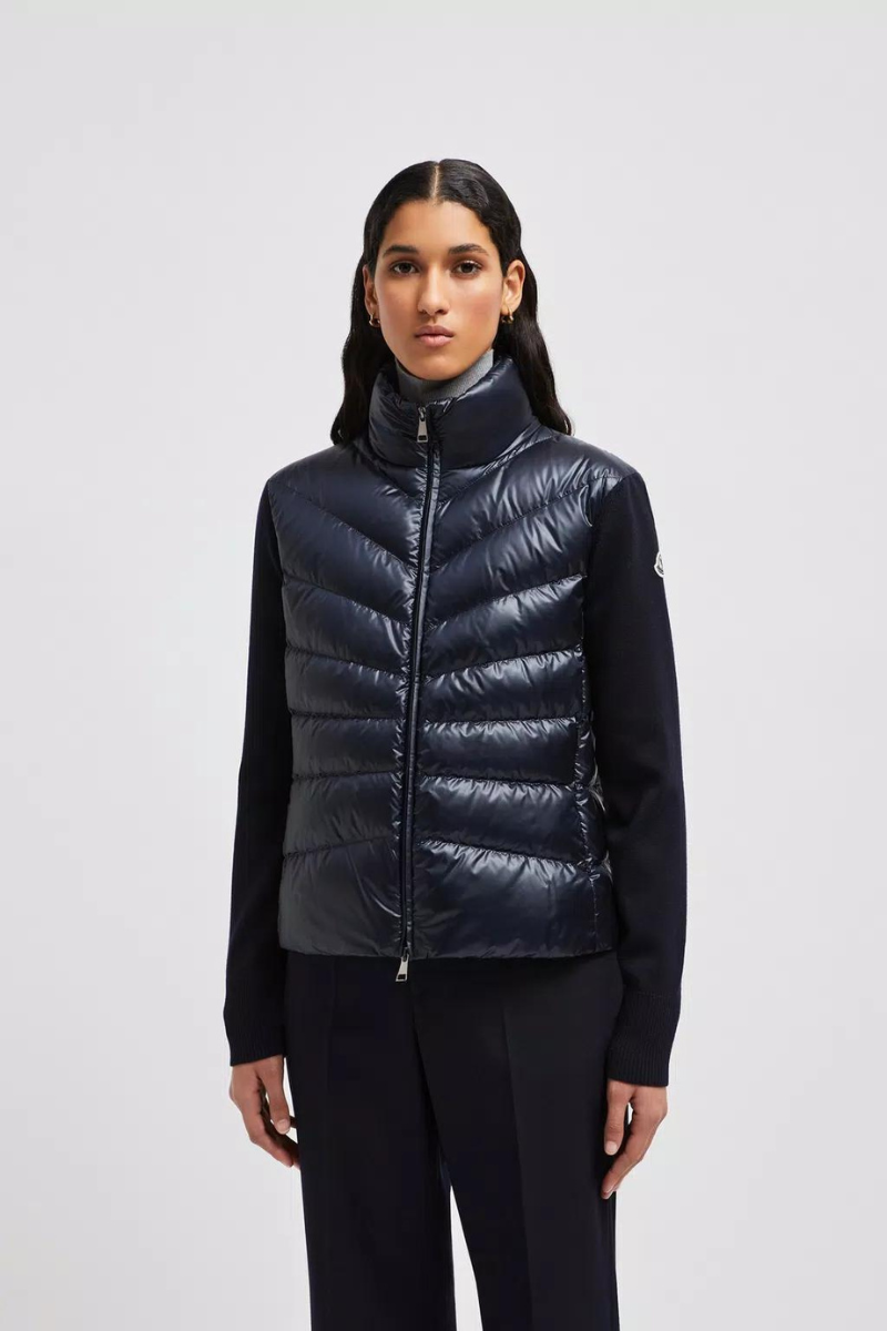 Padded Wool Cardigan-Moncler-Boyds Philadelphia