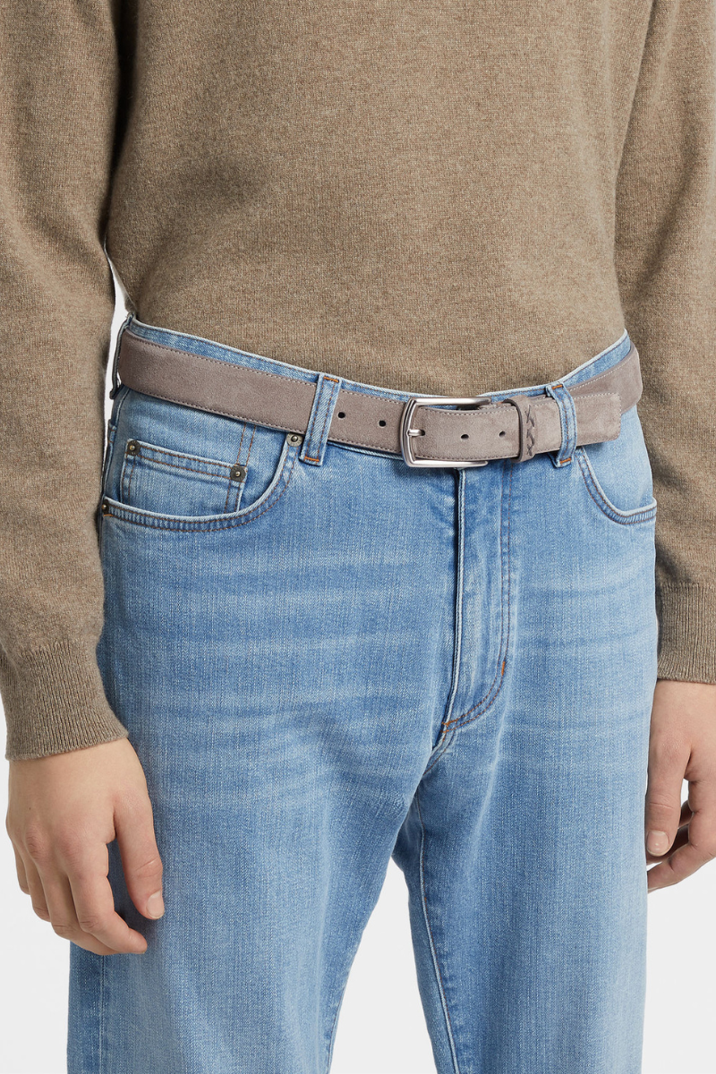 Suede Belt-Zegna-Boyds Philadelphia