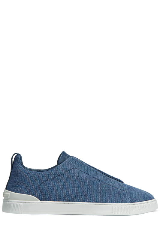 Canvas Triple Stitch Sneakers-Zegna-Boyds Philadelphia